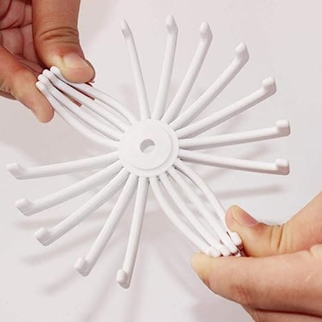 Tie Hanger, Twirl Tie Rack Holder, 20 Claw Rotating Scarf Hangers, Belt Scarves Hooks Hanger, Clothing Accessory Hanging Hook, Adjustable Tie Racks for Closet Organizer, Plastic Portable Tie Rack For Closets Tie Hanger, Twirl Tie Rack Holder, 20 Claw Rotating Scarf Hangers, Belt Scarves Hooks Hanger, Clothing Accessory Hanging Hook, Adjustable Tie Racks for Closet Organizer, Plastic Portable Tie Rack For Closets